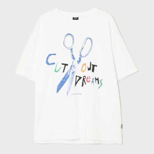 Camiseta blanca con estampado - Cropp - Modalova