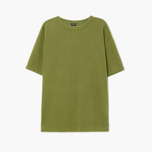 Cropp - Camiseta basic - oliva - Cropp - Modalova
