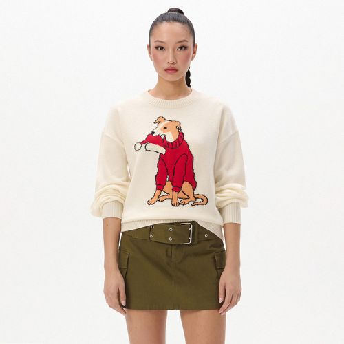 Cropp - Jersey navideño - Blanco - Cropp - Modalova