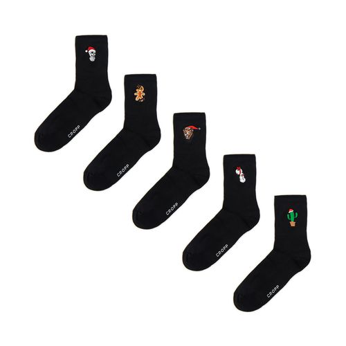 Pack de 5 pares de calcetines navideños - Cropp - Modalova