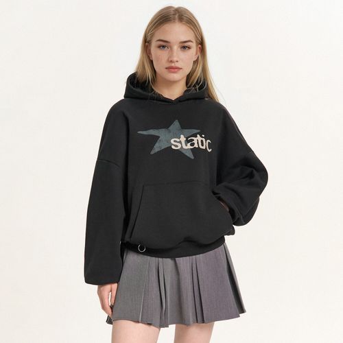 Sudadera con capucha y estampado - Cropp - Modalova