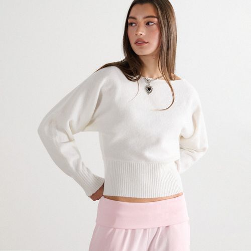 Jersey con cuello barco - Cropp - Modalova