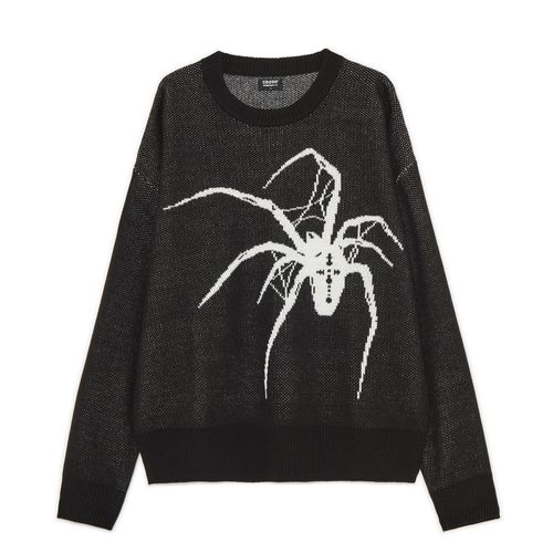 Cropp - Jersey estampada - Negro - Cropp - Modalova