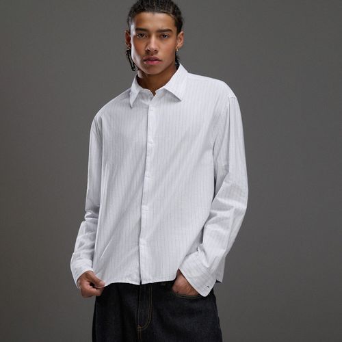 Cropp - Camisa a rayas - Blanco - Cropp - Modalova