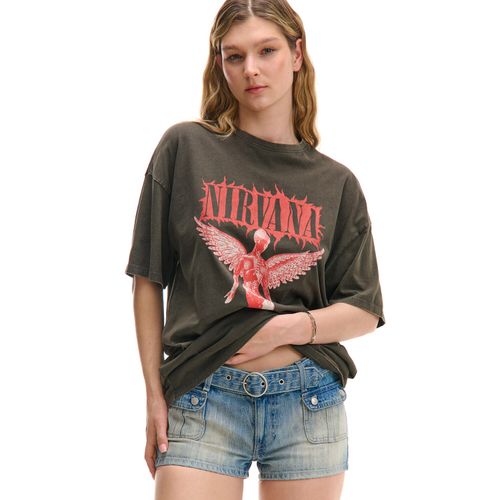 Camiseta estampada Nirvana - Cropp - Modalova