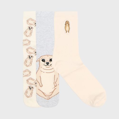 Pack de 2 pares de calcetines - Cropp - Modalova