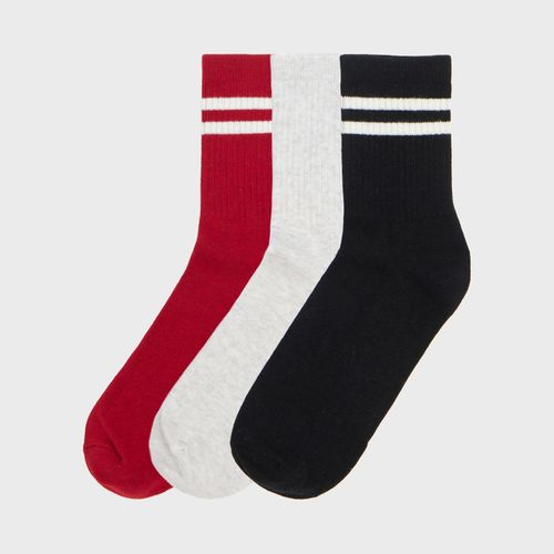 Pack de 3 pares de calcetines basic - Cropp - Modalova