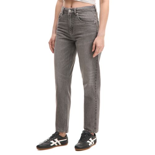 Cropp - Vaqueros mom fit - Gris - Cropp - Modalova