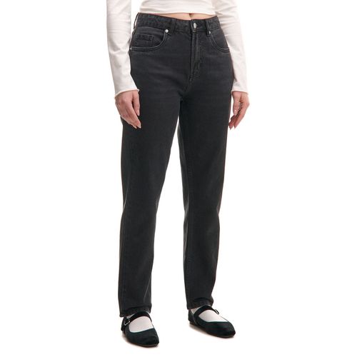 Cropp - Vaqueros mom fit - Negro - Cropp - Modalova