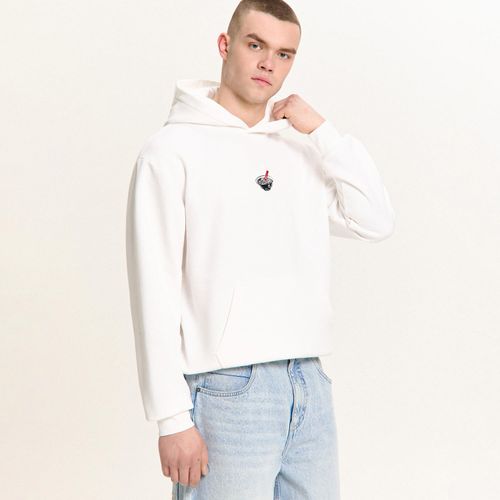 Sudadera con capucha y estampado - Cropp - Modalova