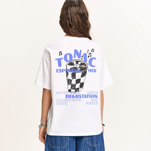 Cropp - Camiseta estampada - Blanco - Cropp - Modalova