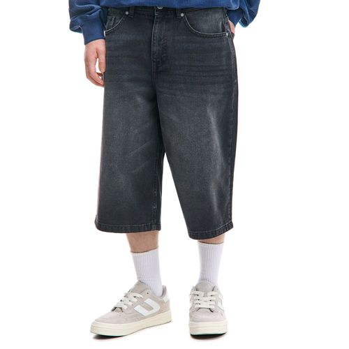 Cropp - Vaqueros cortos - Negro - Cropp - Modalova