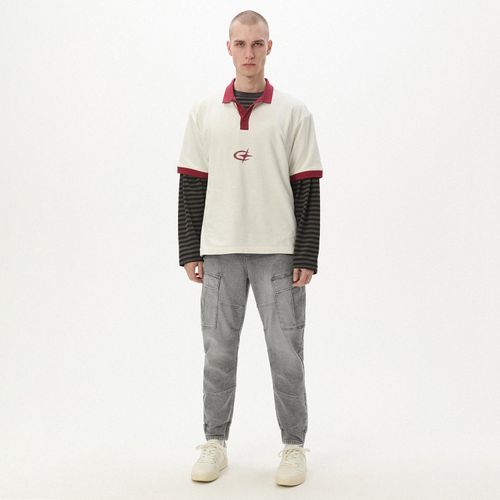 Cropp - Vaqueros jogger - Gris - Cropp - Modalova