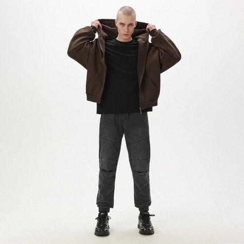 Cropp - Vaqueros jogger - Gris - Cropp - Modalova