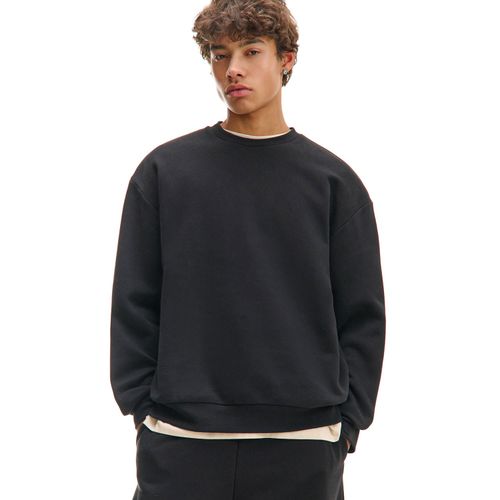 Cropp - Sudadera basic lisa - Negro - Cropp - Modalova