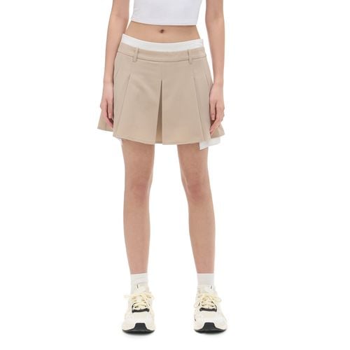 Cropp - Minifalda - Beige - Cropp - Modalova