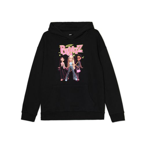 Sudadera negra con capucha Bratz - Cropp - Modalova