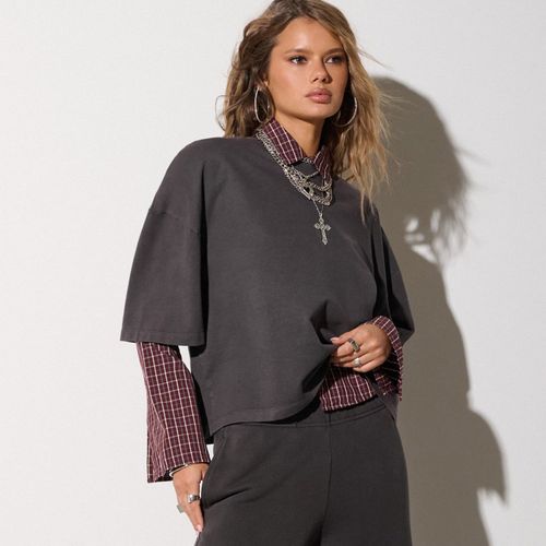 Camiseta de efecto lavado - Cropp - Modalova