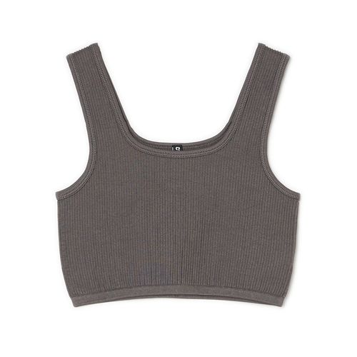 Cropp - Crop top - gris oscuro - Cropp - Modalova