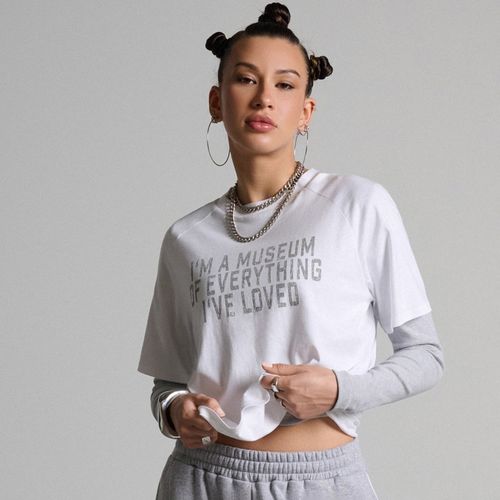 Cropp - Camiseta estampada - Blanco - Cropp - Modalova