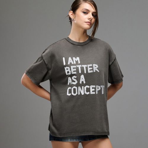 Camiseta oversize con estampado - Cropp - Modalova