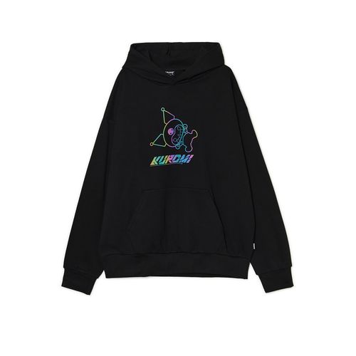 Sudadera negra con capucha y estampado Kuromi - Cropp - Modalova