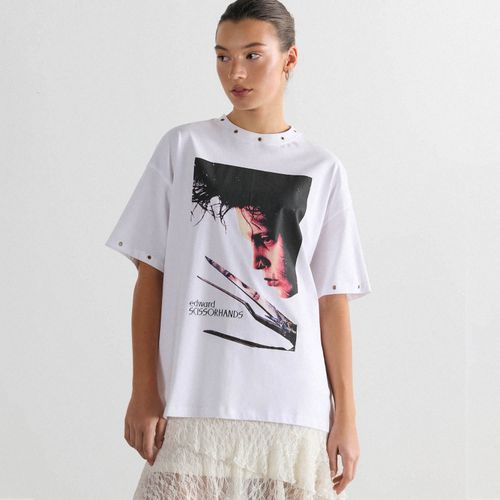 Camiseta oversize con estampado - Cropp - Modalova