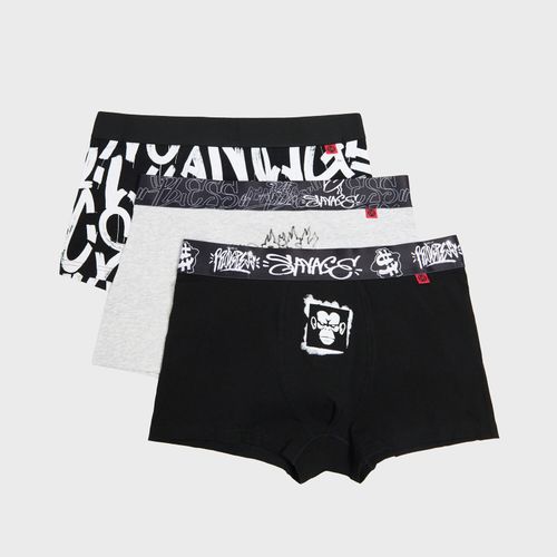 Pack de 3 bóxeres con estampado - Cropp - Modalova