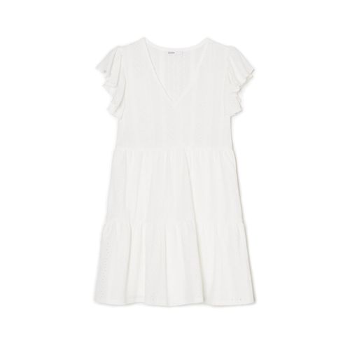 Cropp - Vestido blanco - Blanco - Cropp - Modalova