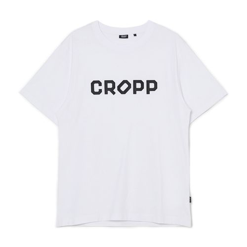 Camiseta blanca con estampado - Cropp - Modalova