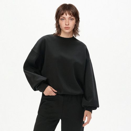Cropp - Sudadera basic - Negro - Cropp - Modalova