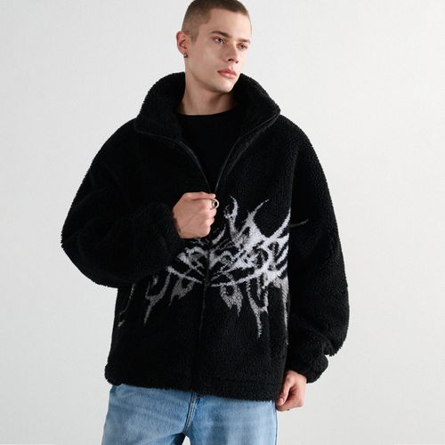 Cropp - Sudadera afelpada - Negro - Cropp - Modalova