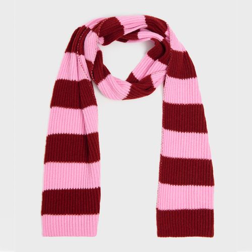 Cropp - Bufanda a rayas - maroon - Cropp - Modalova