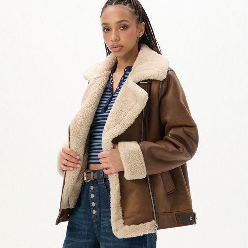 Chaqueta con borreguillo - Cropp - Modalova