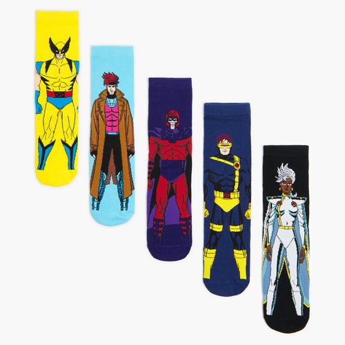Pack de 5 pares de calcetines X-Men - Cropp - Modalova