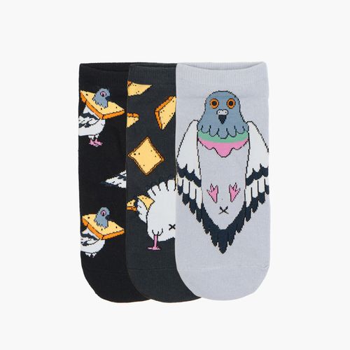 Pack de 3 pares de calcetines - Cropp - Modalova