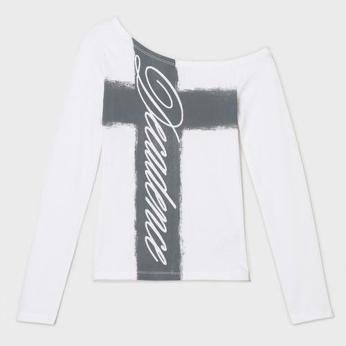 Camiseta de manga larga estampada - Cropp - Modalova