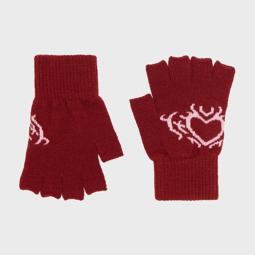 Cropp - Mitones - maroon - Cropp - Modalova
