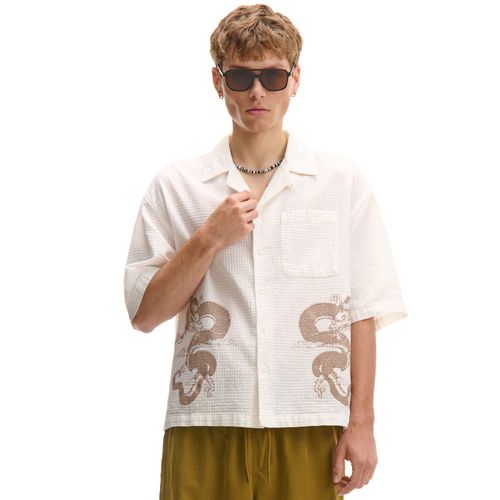Cropp - Camisa estampada - Blanco - Cropp - Modalova