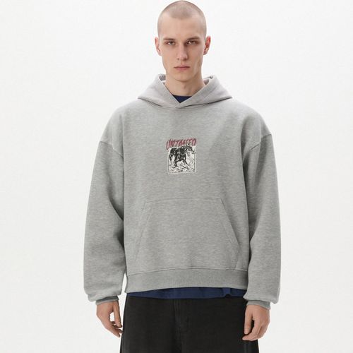 Sudadera con capucha y estampado - Cropp - Modalova