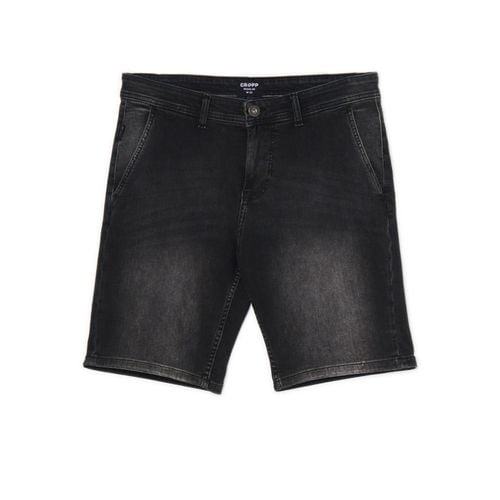 Shorts in denim con effetto lavato - Cropp - Modalova