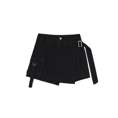 Cropp - Pantaloncini denim - Nero - Cropp - Modalova