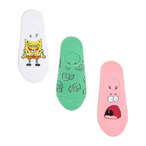 Confezione da 3 calzini SpongeBob - Cropp - Modalova
