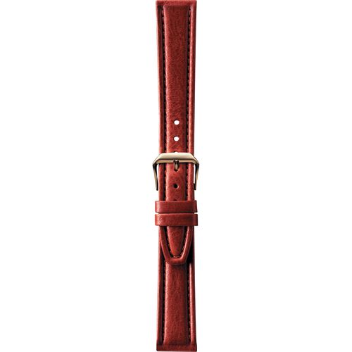 Padded Calf Leather Watch Strap Regular 18mm/16mm - Babla's Jewellers - Modalova