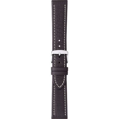 Thick Buffalo Grain Leather Watch Strap XL 22mm/20mm - Babla's Jewellers - Modalova