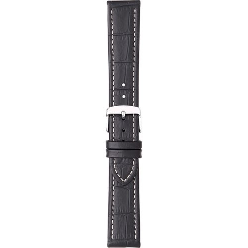 Thick Alligator Grain Leather Watch Strap XL 24mm/22mm - Babla's Jewellers - Modalova