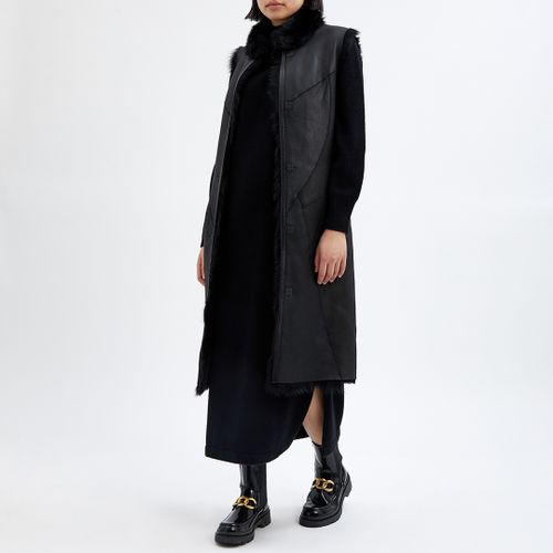 Long Reversible Shearling Gilet - NÂ°Â· Eleven - Modalova