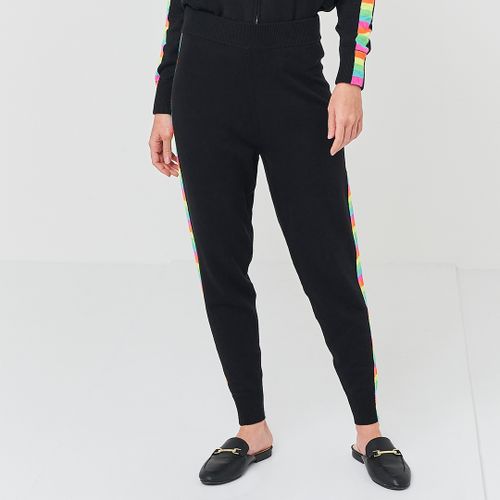 Black Rainbow Cotton Blend Joggers - Scott & Scott London - Modalova