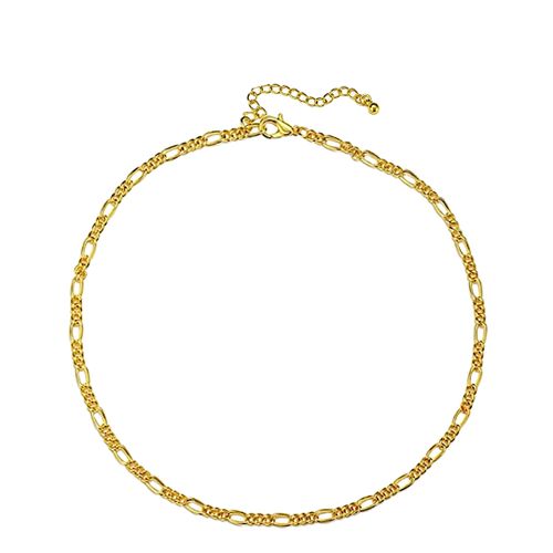 K Gold Figaro Necklace - Chloe Collection by Liv Oliver - Modalova