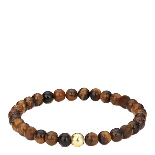 K Polished Tiger Eye Bracelet - Stephen Oliver - Modalova